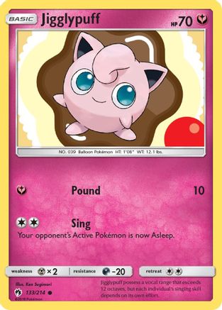 Jigglypuff (133) - SM  Lost Thunder