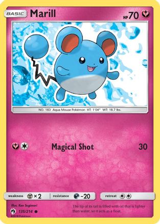 Marill (135) - SM  Lost Thunder