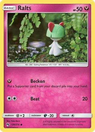 Ralts (139) - SM  Lost Thunder
