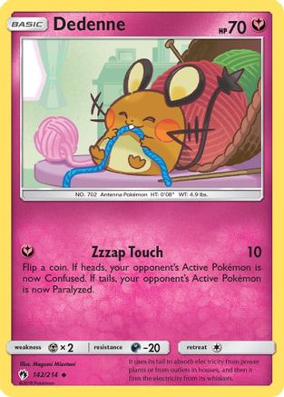 Dedenne (142) - SM  Lost Thunder