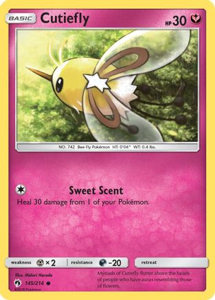 Cutiefly (145/214) [Sun & Moon: Lost Thunder] | Silver Goblin