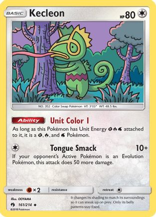 Kecleon (161/214) [Sun & Moon: Lost Thunder] Reverse Holofoil