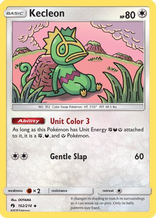 Kecleon (162/214) [Sun & Moon: Lost Thunder] Reverse Holofoil