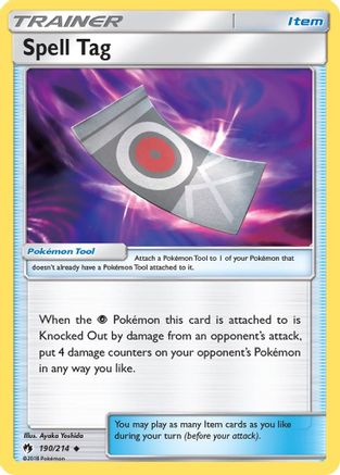 Spell Tag (190) - SM  Lost Thunder