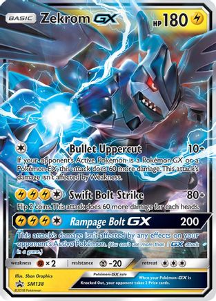 Zekrom GX (SM138) [Sun & Moon: Black Star Promos] | Silver Goblin