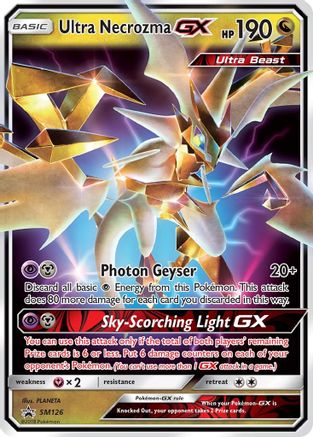 Ultra Necrozma GX (SM126) [Sun & Moon: Black Star Promos] | Silver Goblin