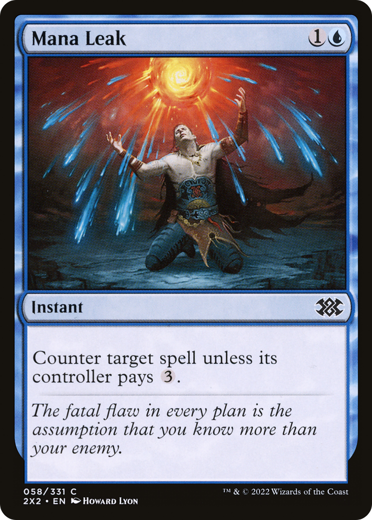Mana Leak (058) Foil - Double Masters 2022