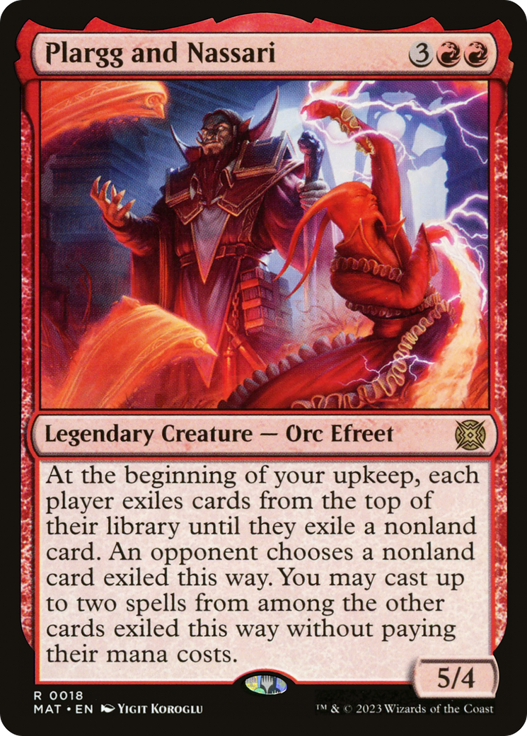 Plargg and Nassari (018) Foil - March of the Machine: The Aftermath