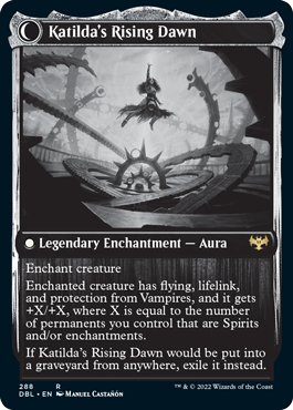 Katilda, Dawnhart Martyr (288) Foil - Innistrad: Double Feature
