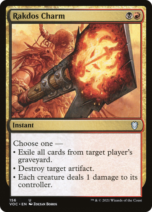 Rakdos Charm (156) - Crimson Vow Commander