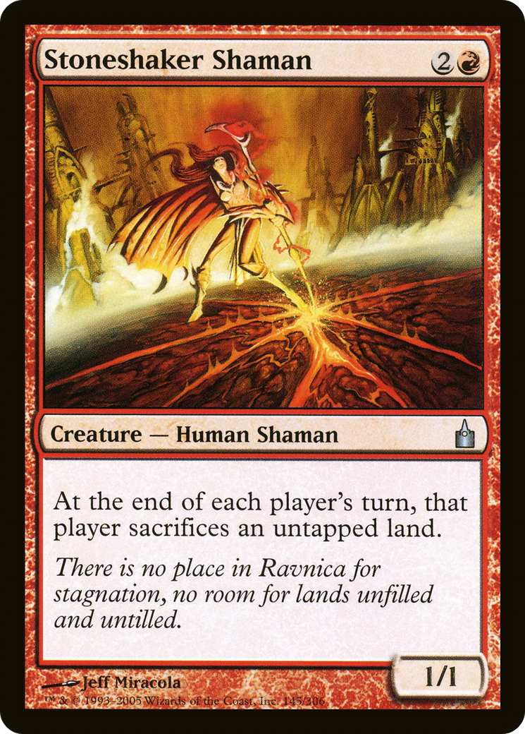 Stoneshaker Shaman (145) Foil - Ravnica: City of Guilds