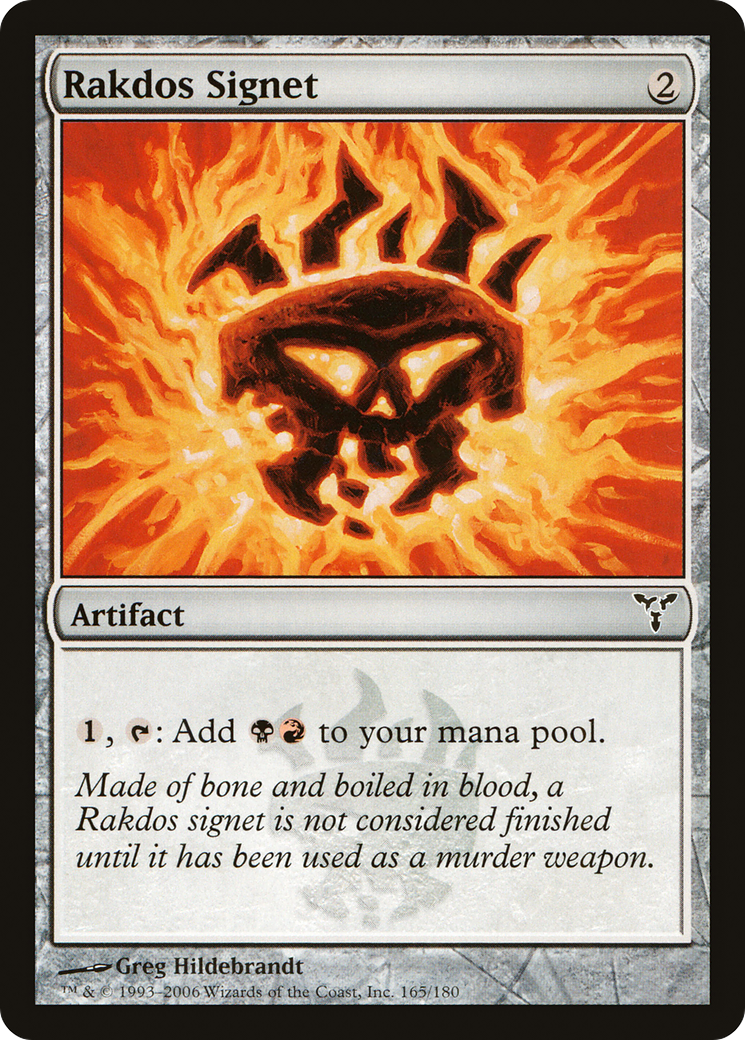 Rakdos Signet (165) Foil - Dissension