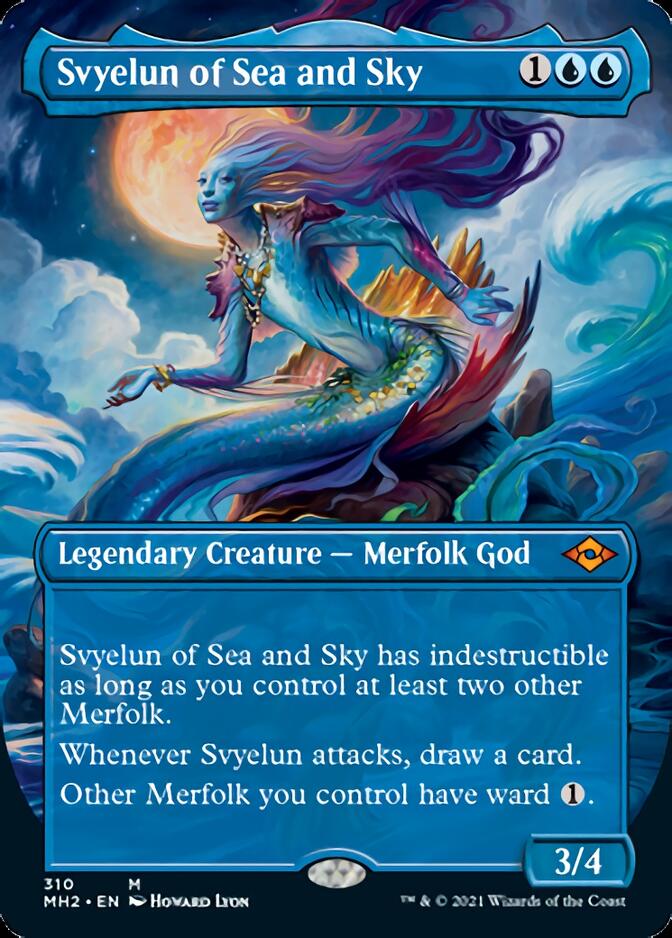 Svyelun of Sea and Sky (Borderless Alternate Art) [Modern Horizons 2] | Silver Goblin