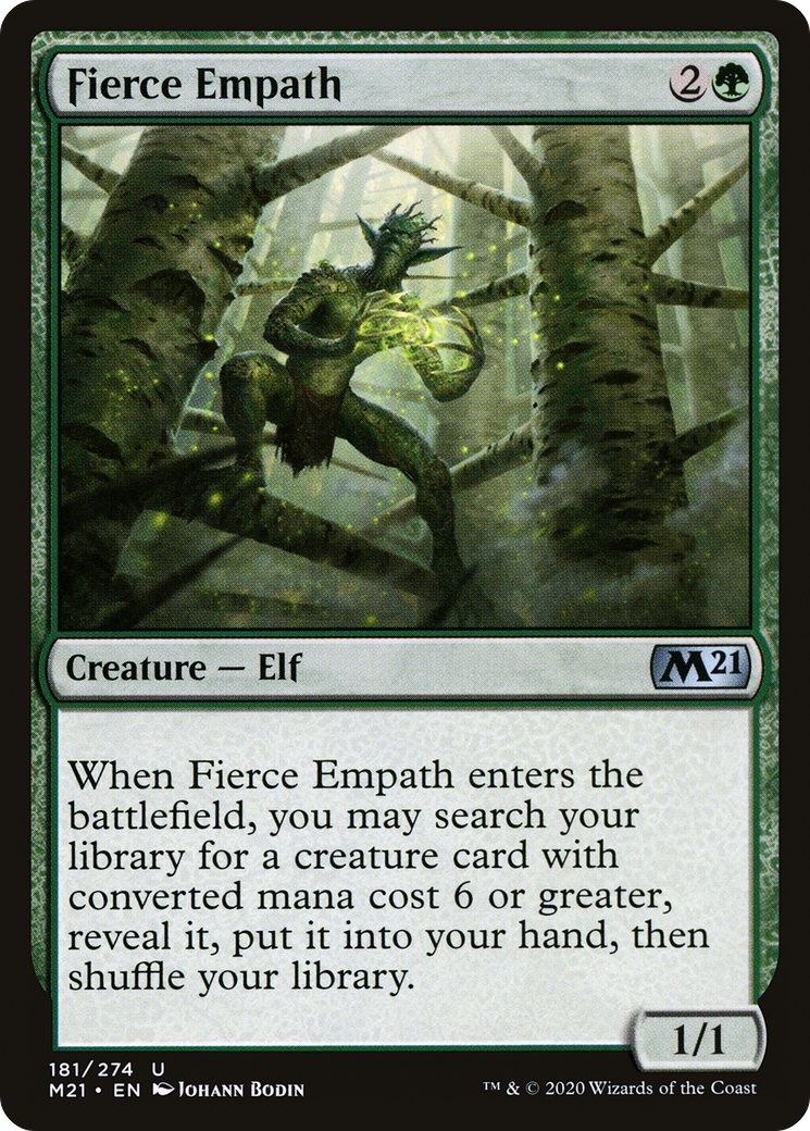 Fierce Empath (181) Foil - Core Set 2021