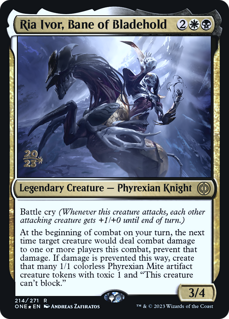 Ria Ivor, Bane of Bladehold (214) Foil - Phyrexia: All Will Be One Promos