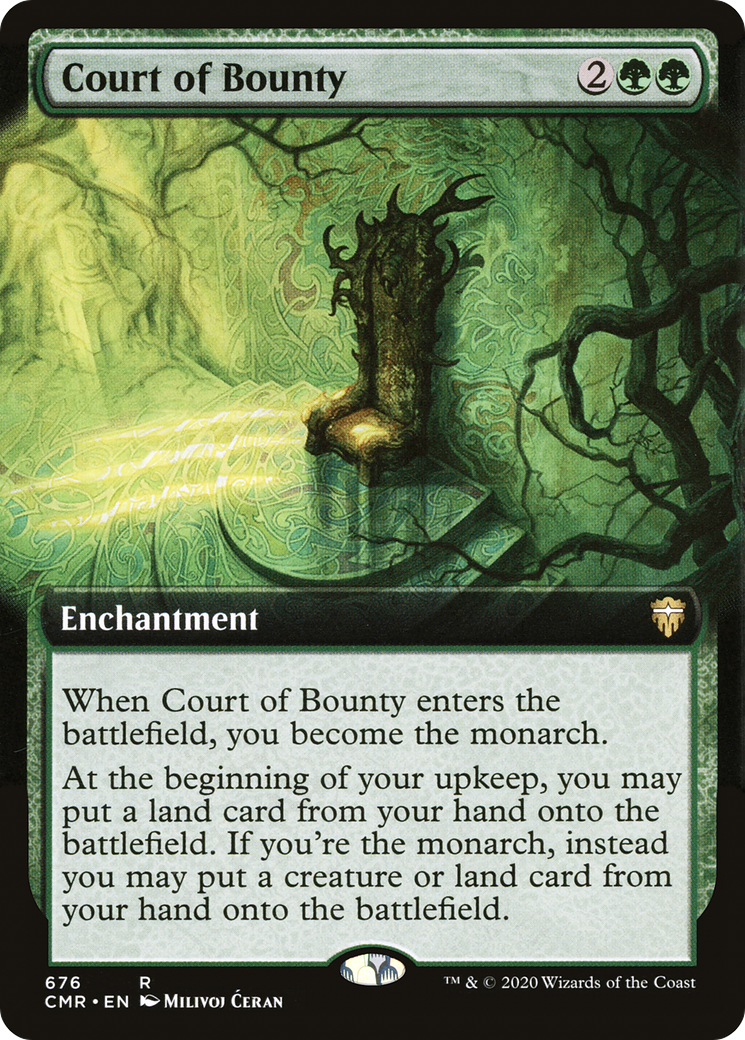 Court of Bounty (Extended Art) (676) - Commander Legends