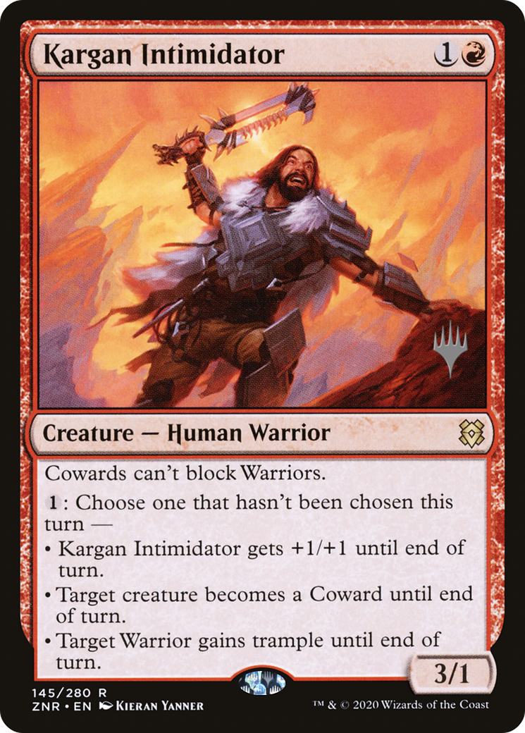 Kargan Intimidator (145) - Zendikar Rising Promos