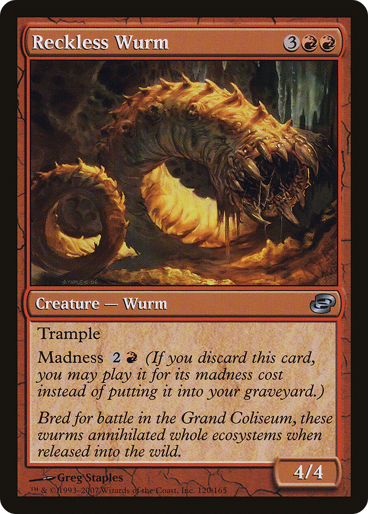 Reckless Wurm (120) - Planar Chaos