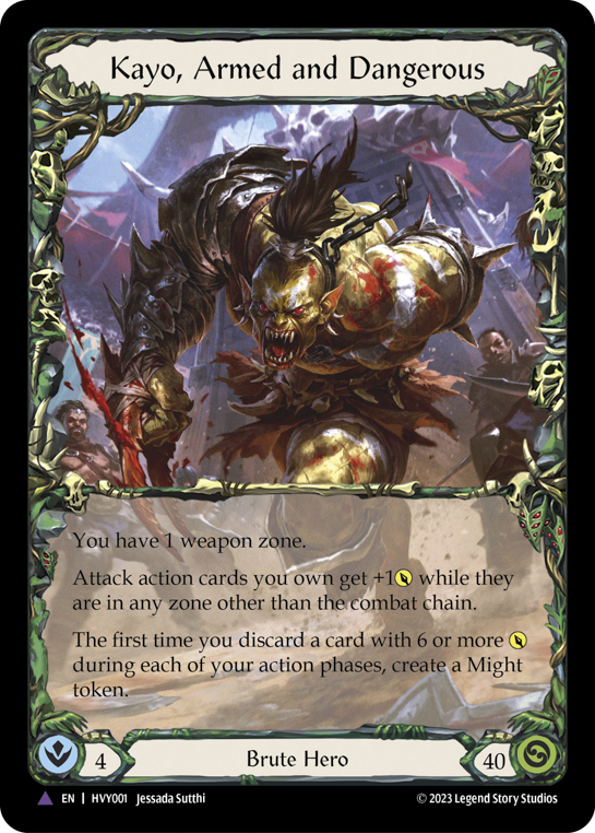 Kayo, Armed and Dangerous (Marvel) (HVY001) Cold Foil - Heavy Hitters