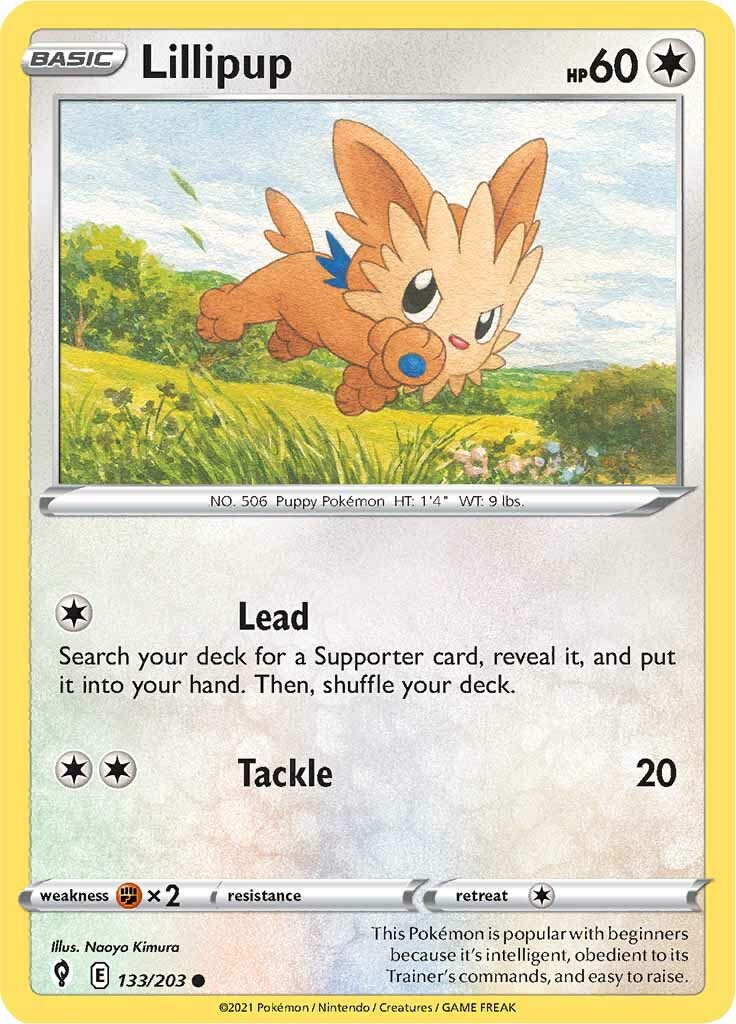 Lillipup (133/203) [Sword & Shield: Evolving Skies] | Silver Goblin