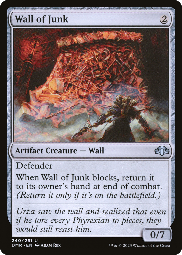 Wall of Junk [Dominaria Remastered] Foil