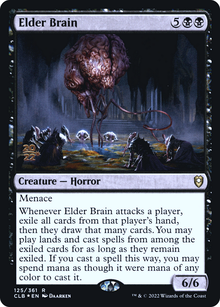 Elder Brain (125) Foil - Battle for Baldur's Gate Promos