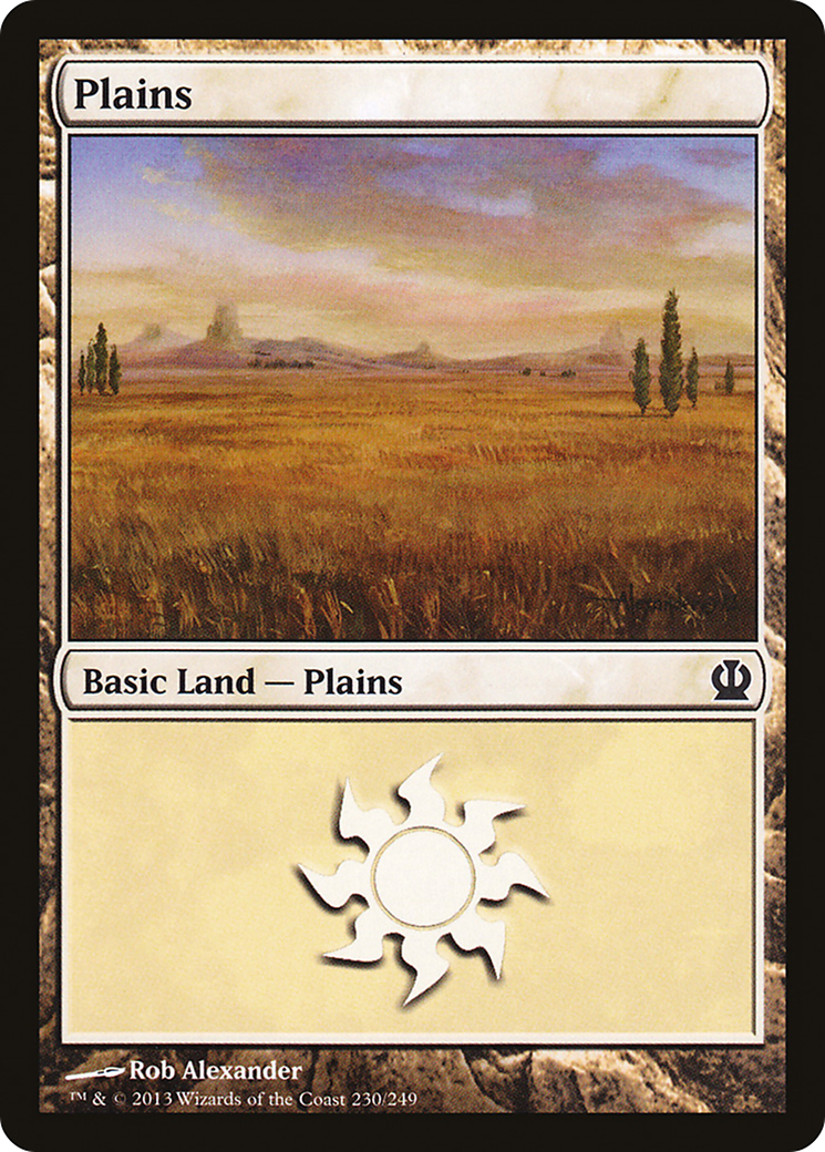Plains (230) Foil - Theros