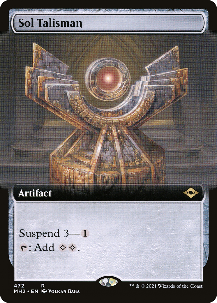 Sol Talisman (Extended Art) [Modern Horizons 2] | Silver Goblin