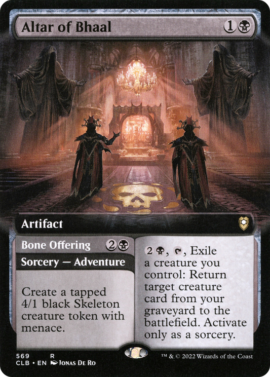 Altar of Bhaal (Extended Art) (569) Foil - Commander Legends: Battle for Baldur's Gate