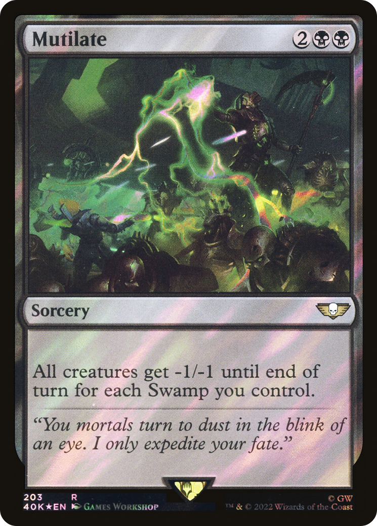 Mutilate (203) Surge Foil - Warhammer 40,000 Commander