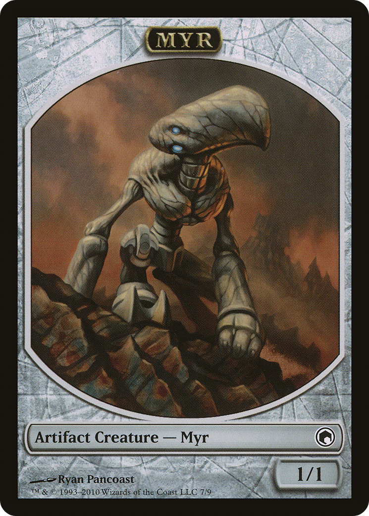 Myr Token (007) - Scars of Mirrodin Tokens