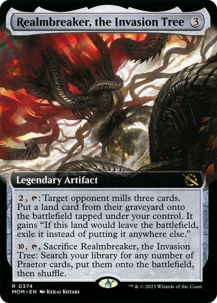 Realmbreaker, the Invasion Tree (Extended Art) (374) Foil - March of the Machine