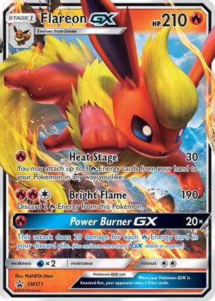 Flareon GX (SM171) [Sun & Moon: Black Star Promos] | Silver Goblin