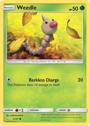 Weedle (3) (3) - SM  Team Up