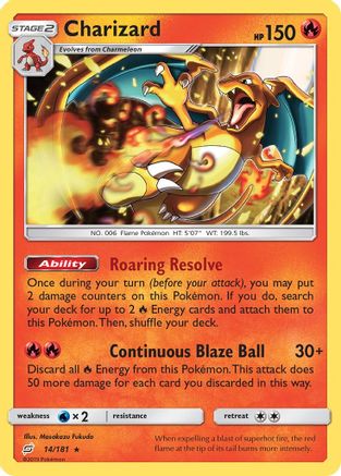 Charizard (14) - SM  Team Up