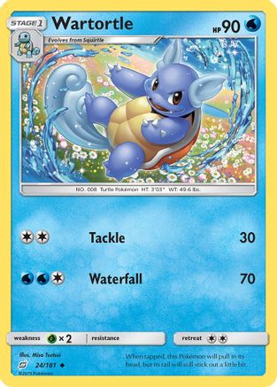 Wartortle (24/181) [Sun & Moon: Team Up] | Silver Goblin