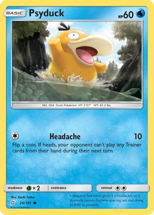 Psyduck (26/181) [Sun & Moon: Team Up] | Silver Goblin