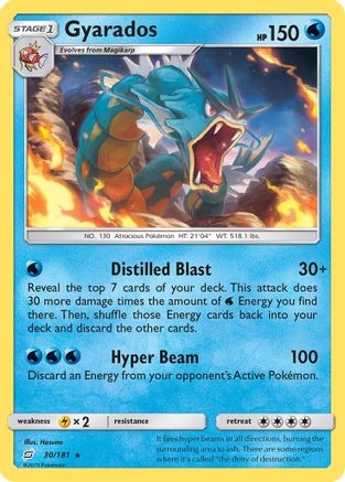 Gyarados (30) Holofoil - SM  Team Up