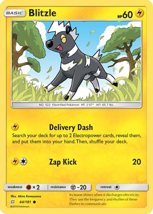 Blitzle (44/181) [Sun & Moon: Team Up] Reverse Holofoil