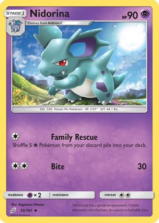 Nidorina (55) - SM  Team Up