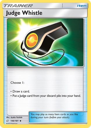 Judge Whistle (146/181) [Sun & Moon: Team Up] | Silver Goblin