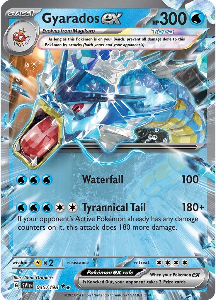 Gyarados ex (045/198) [Scarlet & Violet: Base Set] | Silver Goblin