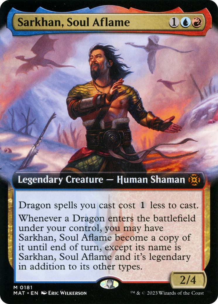 Sarkhan, Soul Aflame (Extended Art) (181) - March of the Machine: The Aftermath