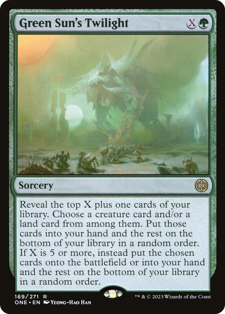 Green Sun's Twilight (169) - Phyrexia: All Will Be One