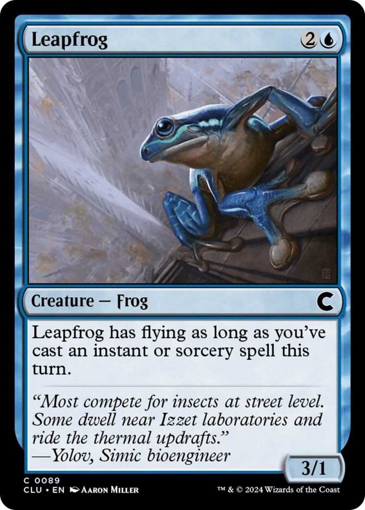 Leapfrog [Ravnica: Clue Edition] | Silver Goblin