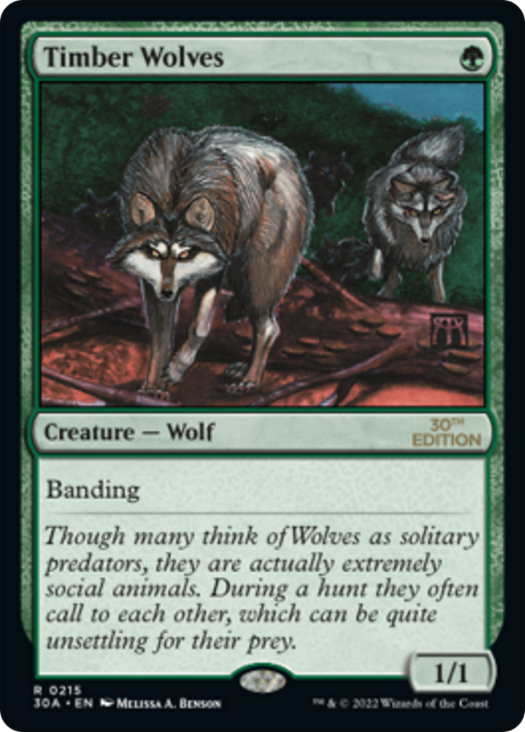 Timber Wolves (215) - 30th Anniversary Edition