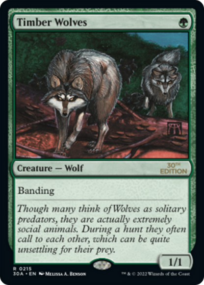 Timber Wolves (215) - 30th Anniversary Edition