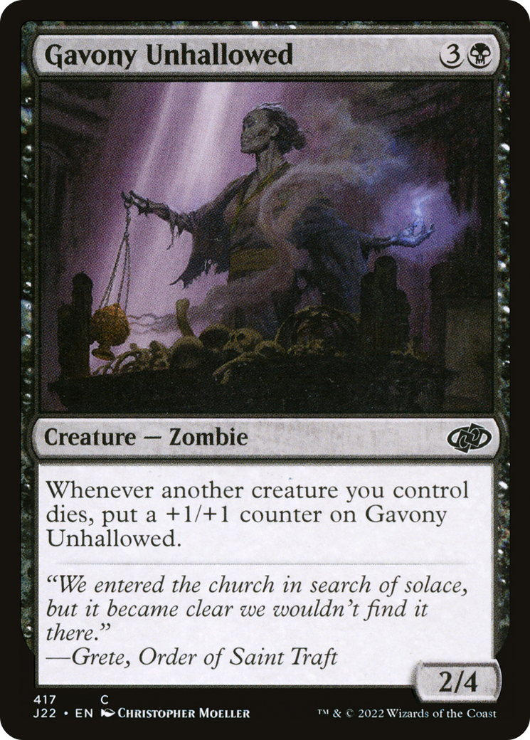 Gavony Unhallowed (417) - Jumpstart 2022
