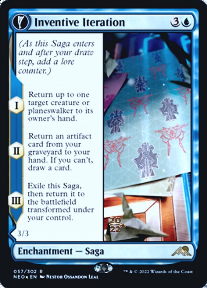 Inventive Iteration (057) Foil - Kamigawa: Neon Dynasty Promos