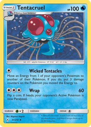 Tentacruel (41/214) [Sun & Moon: Unbroken Bonds] | Silver Goblin